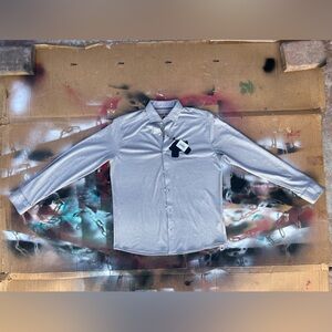 Visconti Black Stylish Men's Gray Button-Down Shirt